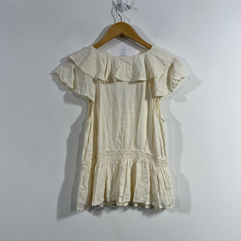 Old Navy Renfair Coquette Boho‎ Festival Peplum Cottagecore Top Womens Large - Picture 4 of 9